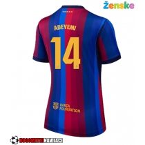 Ženske Nogometnih dresov Barcelona Karim Adeyemi #14 Domači 2026-27 Kratki rokavi